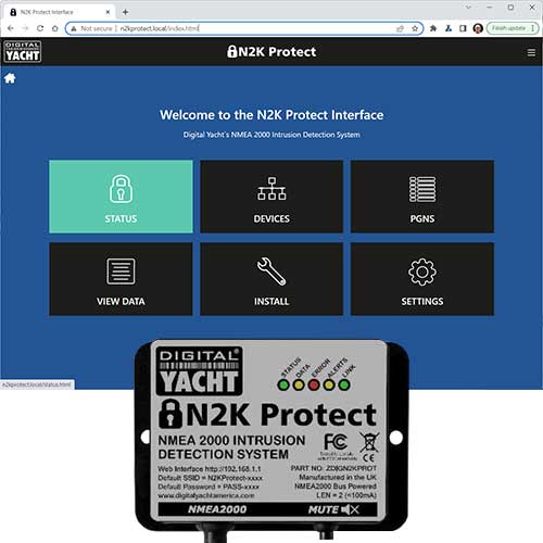 Présentation du système de cybersécurité NMEA2000 Digital Yacht N2K Protect