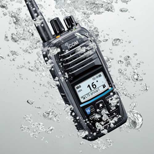 VHF portable IP-M60 Icom VHF marine Puissante et étanche
