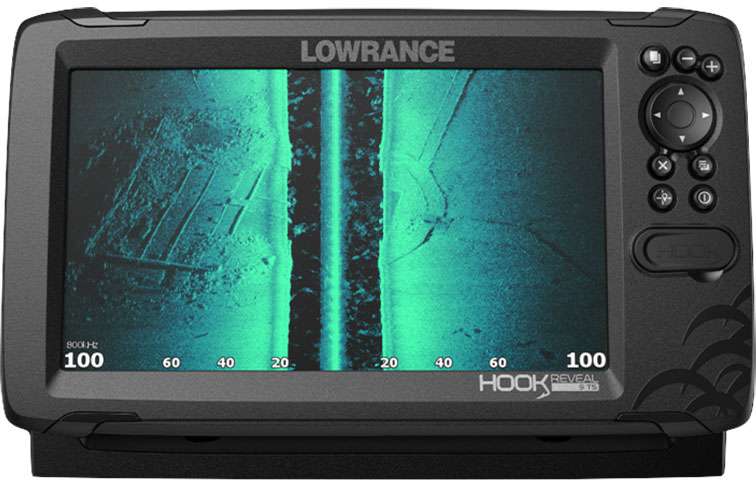 Hook Reveal 9 tripleshot technologie sidescan Imaging