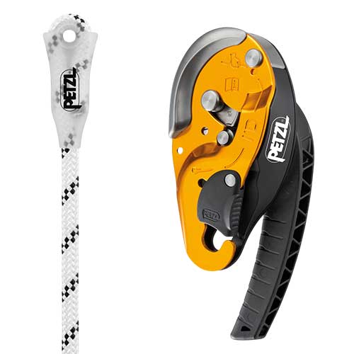Descendeur I'D S et corde AXIS 11 mm 30 m