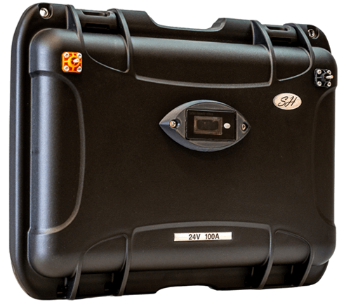 Valise lithium LifeP04 SH-Lithium pour alimenter moteur électrique