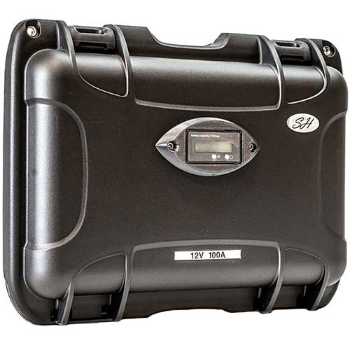 Caractéristiques de la valise lithium Ion SH Lithium 12V 100A