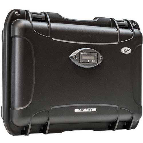 Caractéristiques de la valise lithium Ion SH Lithium 36V 150A