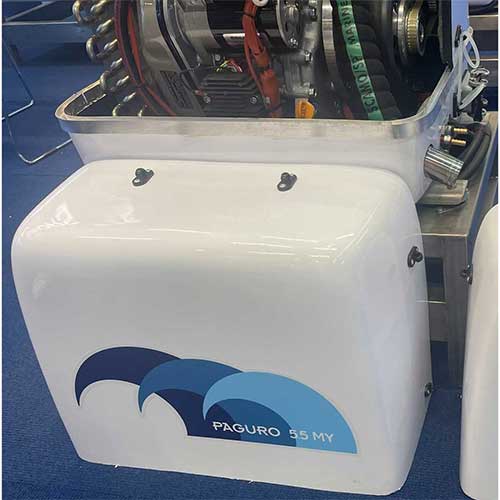 Groupe électrogène marin VTE Paguro 5.5 MY insonorisé et compact