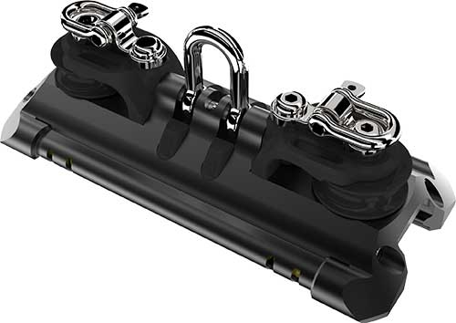 Chariot Lewmar NTR TB T1 à billes Torlon avec manille, reas de controle et ringot