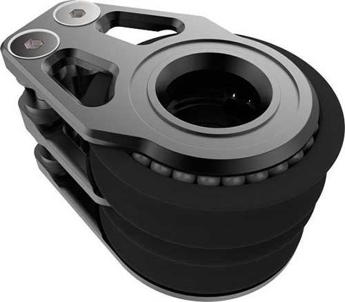 Poulie Lewmar Racing plat-pont double 175 mm